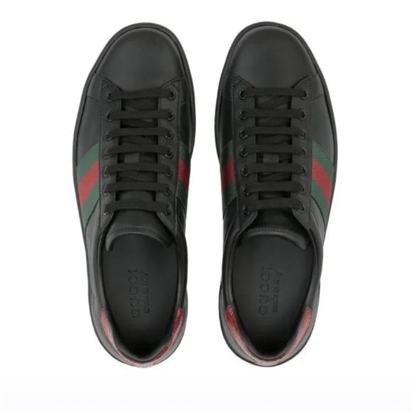 GUCCI NEW Ace Low Top Sneakers: Unisex size 40- 6.5 Men Never Worn Firm Price! - Picture 4 of 12